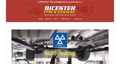 Desktop Screenshot of bicester-tyre-and-exhausts.co.uk